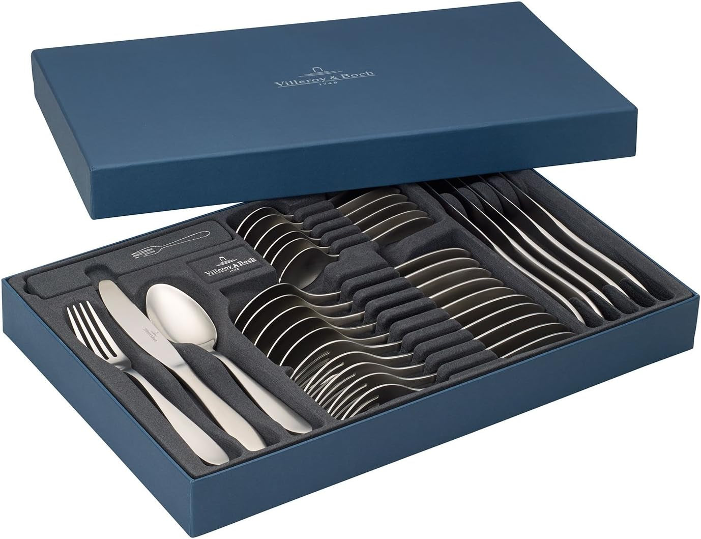 Villeroy And Boch Arthur Sztućce na 6 szt., 24 sztuki, stal nierdzewna Kitchen Naty Shop
