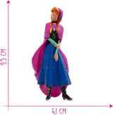 Bullyland 12960 - figurka księżniczki Anny z filmu „Kraina lodu” Walta Disneya, ok. 9,5 cm, bardzo szczegółowe, idealne jako mały prezent dla dzieci w wieku 3 lat i starszych