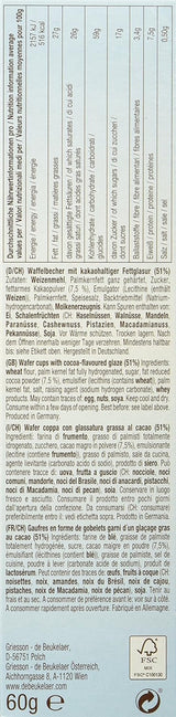 Debeukelaer Decor on Ice - opakowania waflowe, opakowanie 12 sztuk (12 x 60g)