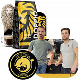 Doppio Krem i Smak 1KG | Kawa ziarnista 80% Arabica i 20% Robusta | z nutami kakao, orzechów i karmelu | Świeże i średnio palone, o niskiej kwasowości | do espresso | Kawa Blue Orca