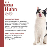 catz finefood Senior Collection Katzenfutter nass - Premium Nassfutter für Ihre Senior Katze - getreidefrei, ohne Zucker, hoher Fleischanteil, Witaminy i minerały (6 x 200g dawka)