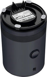 WMF Küchenminis Smoothie-To-Go, Mini mikser stojący Mit Zwei Mix-/Trinkbehältern 0,6 l, mikser Hochleistungsmixer 300 W, Edelstahl Matt, Schwarz Kitchen Naty Shop