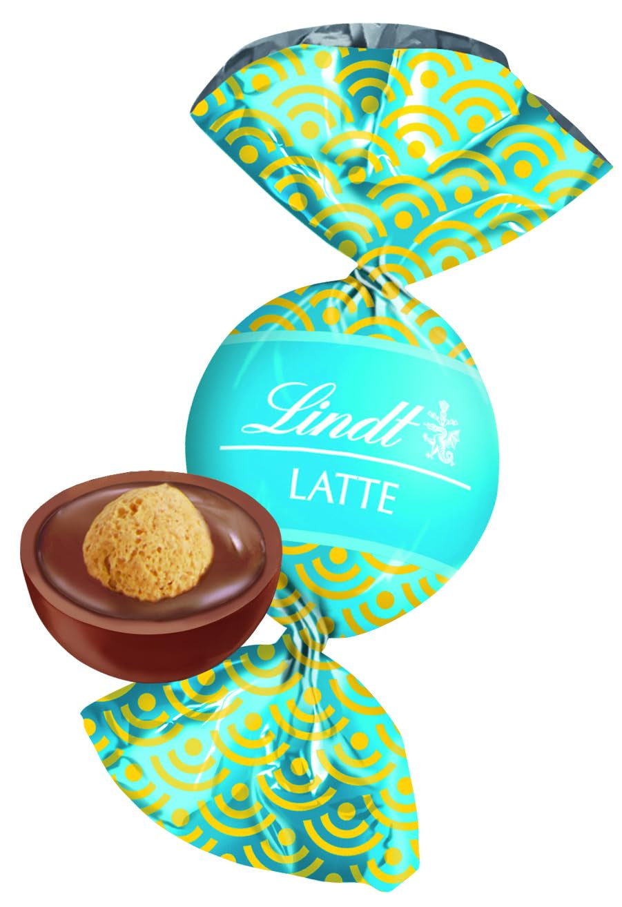 Lindt Roulette Ball Nocciolatte, mleczna czekolada z nadzieniem kremowym z orzechów laskowych i całymi orzechami laskowymi, 3000g