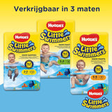 Jednorazowe pieluszki do pływania Huggies Little Swimmers, rozmiar 2–3 – łącznie 36 majtek