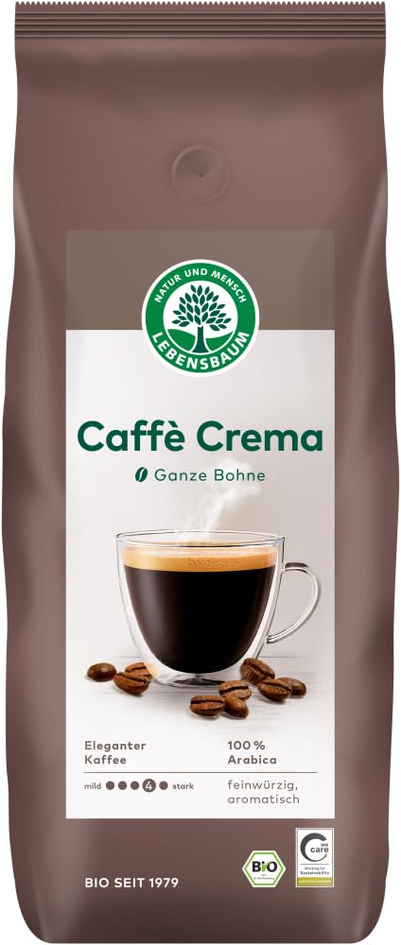 Caffè Crema, całe ziarna 2 x 1000 g