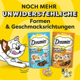 DREAMIES SHAKE UPS Multiwitaminowe przysmaki z owoców morza dla kotów w porcjowanych saszetkach - 55g (6 saszetek)