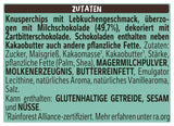 Nestlé Gingerbread, pyszna i chrupiąca przekąska o smaku piernika, oblana mleczną czekoladą i uszlachetniona ozdobnymi paskami ciemnej czekolady, opakowanie 4 szt. (1 x 115g)