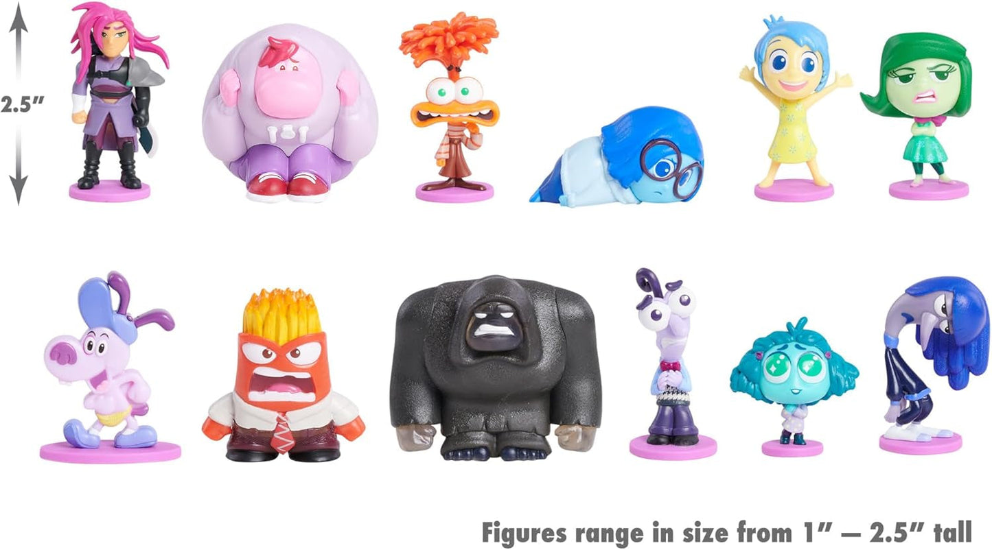 Just Play Disney i Pixar Inside Out 2 minifigurki Figurki kolekcjonerskie Wysokość od 2,5 cm do 6,4 cm Zabawki dla dzieci w wieku 3 lat i więcej Figurki Naty Shop