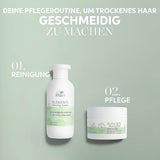 Wella Professionals Elements - naturalna pielęgnacja suchych, zniszczonych włosów i wrażliwej skóry głowy - odżywka bez spłukiwania, maska i spray z przeciwutleniaczami i esencją oliwną Naty Shop Hair Mask