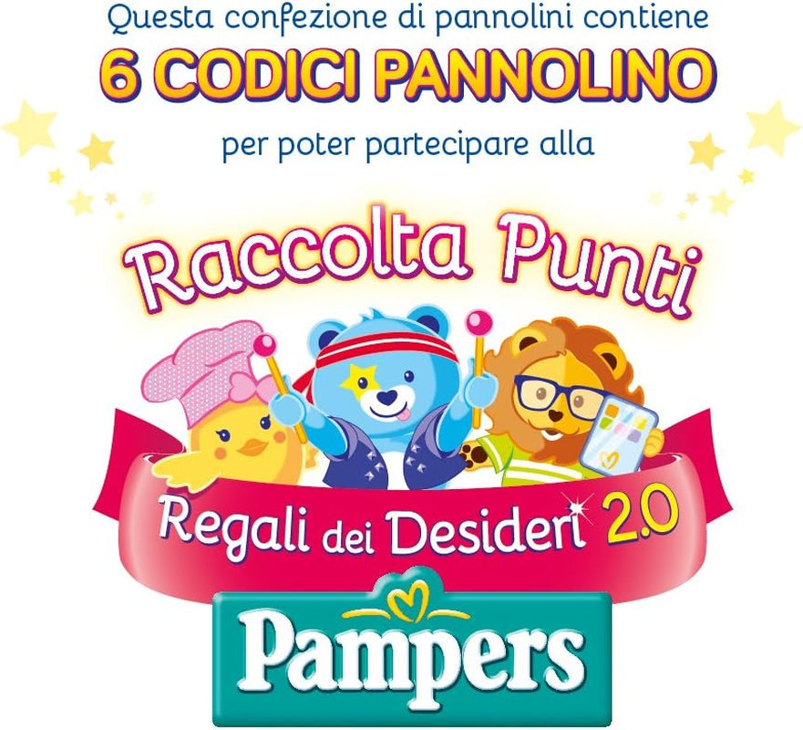 Pieluszki Pampers Sun i Moon Midi, rozmiar 3 (4-9 kg), 120 pieluszek