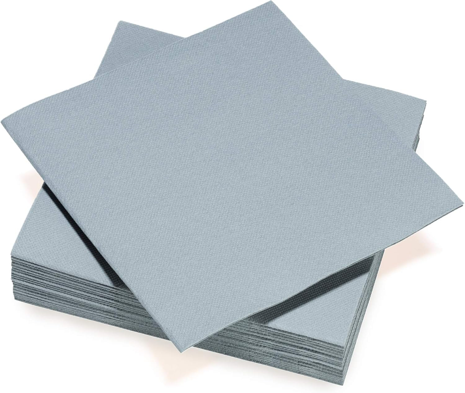 - Serwetki papierowe Tex Touch - Czarne - Serwetki z certyfikatem Fsc® - Nadające się do recyklingu i biodegradowalne - Zestaw 40 dużych czarnych serwetek 38 x 38 cm