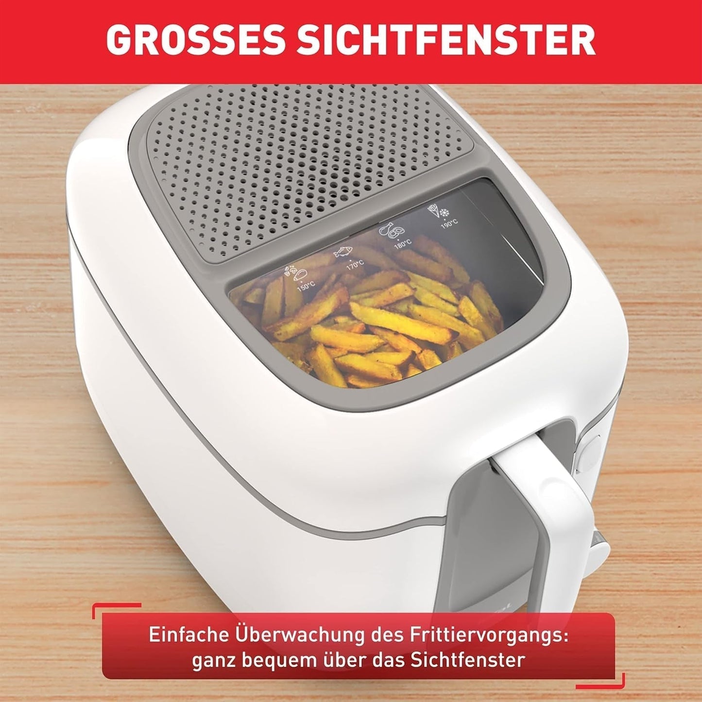 Frytkownica Tefal Super Uno Access, pojemność 2,2 L, części można myć w zmywarce, filtr zapachów AGD Naty Shop