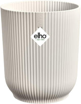 elho Vibes Fold Orchid High 12,5cm - Doniczki do storczyków do wnętrz - Doniczki do wnętrz - 100% plastiku pochodzącego z recyklingu - Biały/Jedwabiście biały