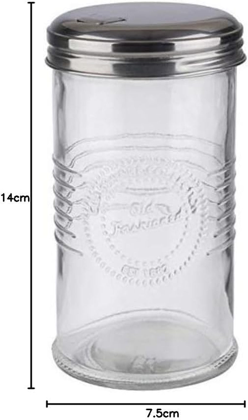 APS 40510 Dozownik cukru - OLD FASHIONED, Ø 7,5 cm, wys. 14 cm, szkło, 0,35 litra, zakrętka z gwintem...