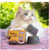 MjAMjAM - Mokra karma premium dla kotów - Panna Gatto - delikatny kurczak ze szlachetną polewą, opakowanie 12 szt. (2x80g), bez zbóż