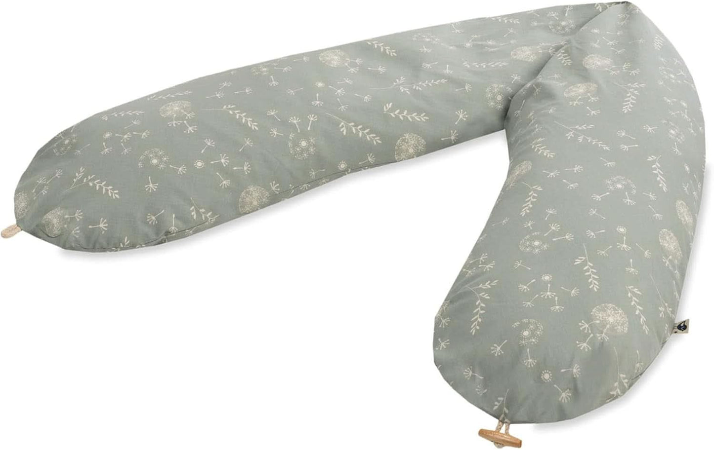 Julius Zöllner Organiczna poduszka do karmienia 190 cm, wypełnienie 42 litry Mikrokulki Eps, wyprodukowane w Niemczech Akcesoria Żywność i karmienie piersią Bebe Naty Shop Wildflower