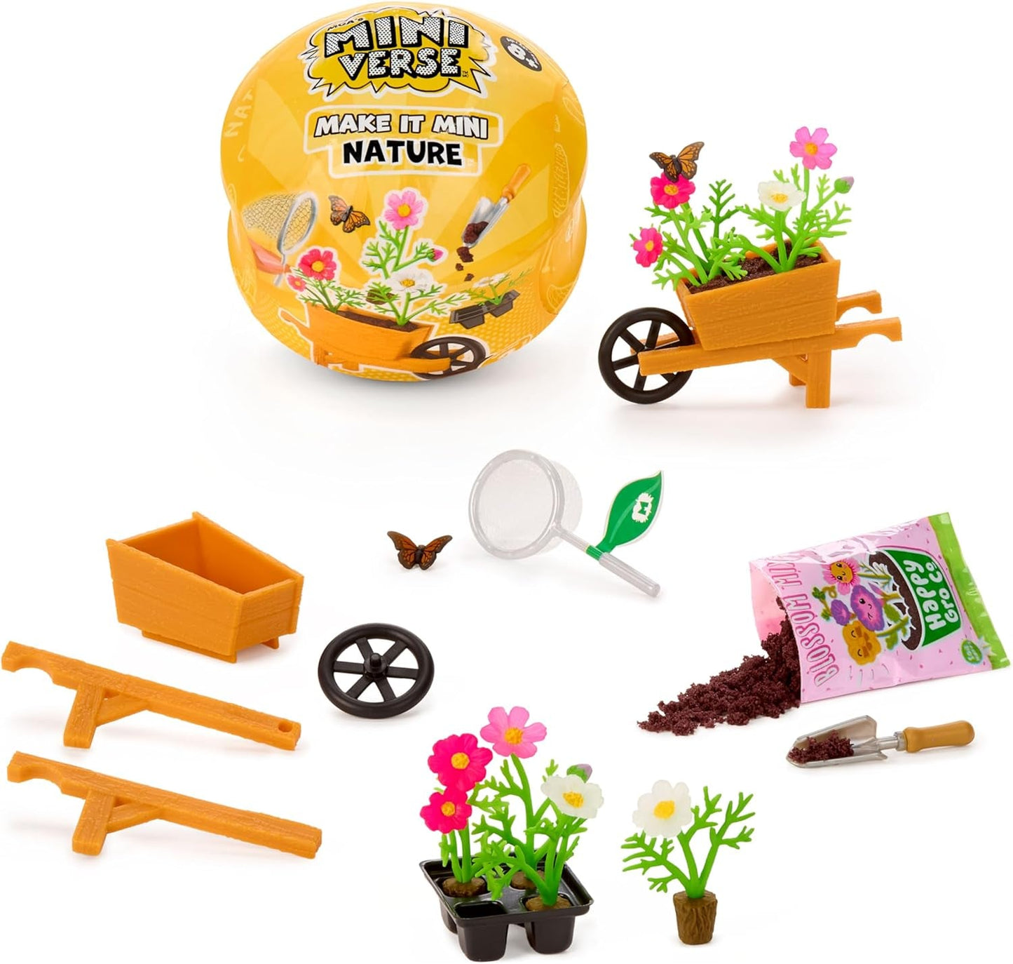 MGA Miniverse Make It Mini Nature Seria 3 - Mini przedmioty kolekcjonerskie, zestaw do rękodzieła, repliki roślin, zabawki, kwiaty, dla kolekcjonerów i dzieci w wieku od 8 lat