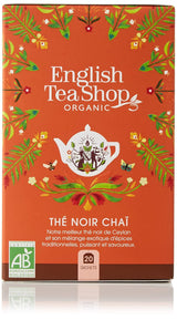 ETS - Czarna herbata Chai, Naturland BIO, 20 torebek herbaty (2 sztuki)