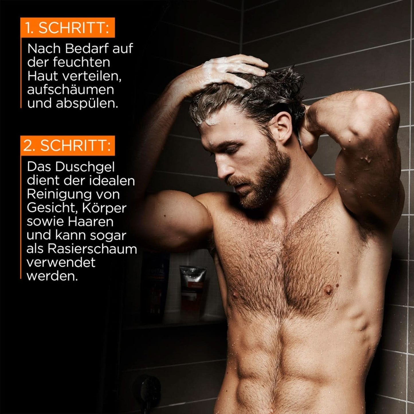 L'Oréal Men Expert XXXL Żel pod prysznic i szampon dla mężczyzn, 1 litr Naty Shop