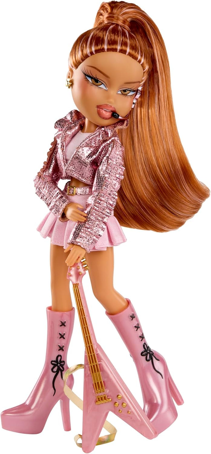 BRATZ Pop Starz Yasmin – modna lalka z kolekcjonerskim urokiem, strojem i akcesoriami muzycznymi