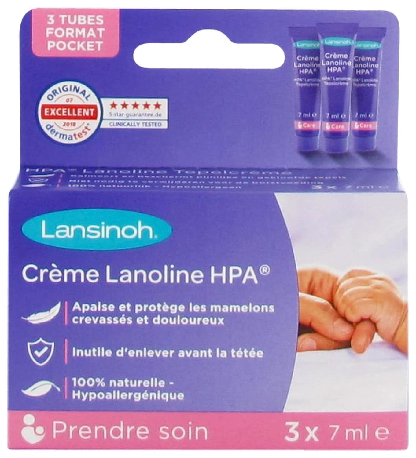 Lansinoh I Lanolin HPA Krem, 3 X 7 ml Żywność i akcesoria do karmienia piersią Sklep Bebe Naty