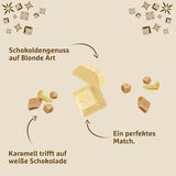 Schogetten Blonde Pure I biała czekolada z karmelem I 100 g I porcjowana pojedynczo (opakowanie 2 szt.)