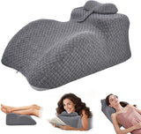 Poduszka do czytania — poduszka pod plecy, regulowany zagłówek, poduszka do czytania z pianki memory do łóżka, ergonomiczna poduszka na plecy i szyję oraz na nogi, poduszka podparcia lędźwiowego