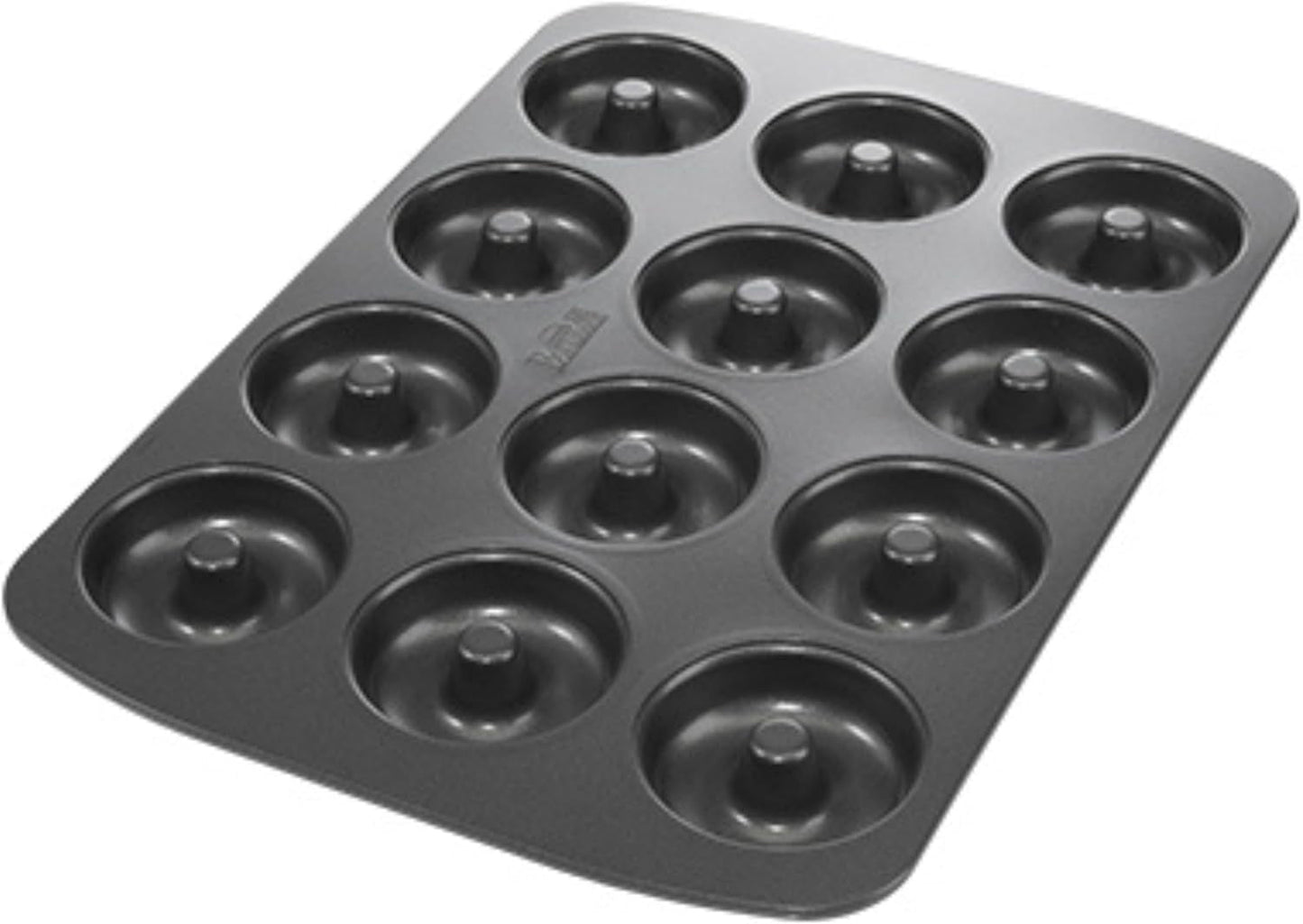 Birkmann, Easy Baking, Donutblech, Backform Für 6 Donuts, Mit Hochwertiger Antihaftbeschichtung, Ø 9 Cm, Mit Rezept, 881631 Formy i blachy do pieczenia Naty Shop 12Er Donut-Blech