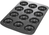 Birkmann, Easy Baking, Donutblech, Backform Für 6 Donuts, Mit Hochwertiger Antihaftbeschichtung, Ø 9 Cm, Mit Rezept, 881631 Formy i blachy do pieczenia Naty Shop 12Er Donut-Blech