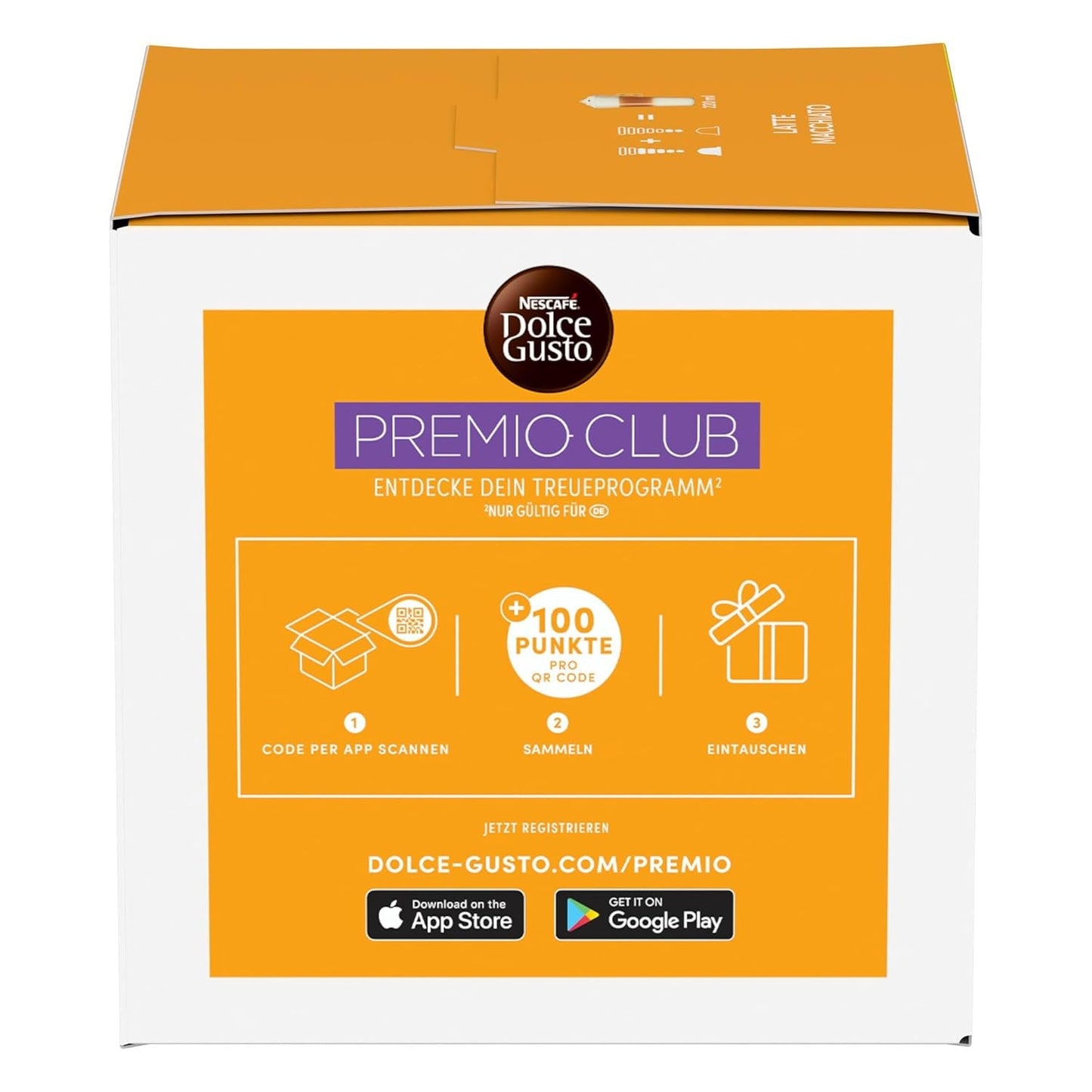 NESCAFÉ DOLCE GUSTO Latte Macchiato Kaffeekapseln 3-pak (3 x 16 Kapseln)