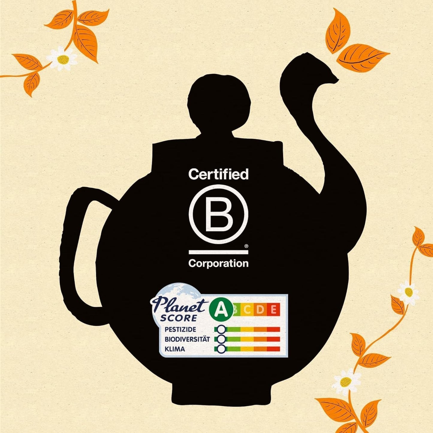 CUPPER Organiczna herbata owocowa „Napar pomarańczowo-cytrynowy”, 20 niebielonych torebek herbaty, organiczna, sprawiedliwego handlu