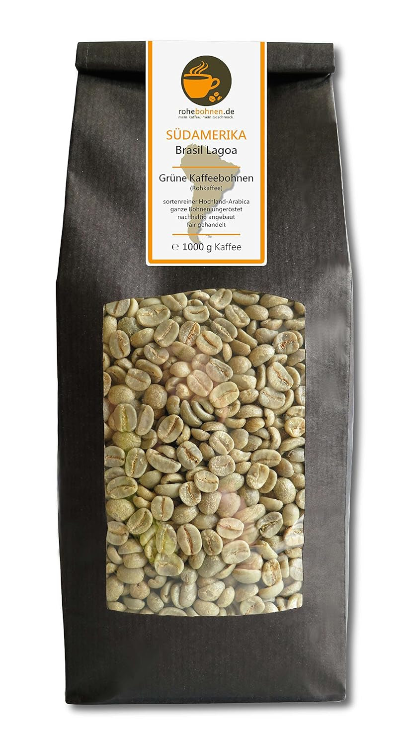 Kawa surowa - Green Highland Coffee Brazil Lagoa (kawa zielona ziarnista 1000g)