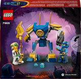 LEGO NINJAGO Mech bojowy Jaya, zabawka ninja dla dzieci z figurkami, w tym minifigurką Jaya z mini kataną, figurkami i mechem, mały prezent dla kreatywnych chłopców i dziewcząt od 6 lat 71805 Zestawy do budowania Besuche den LEGO-Store