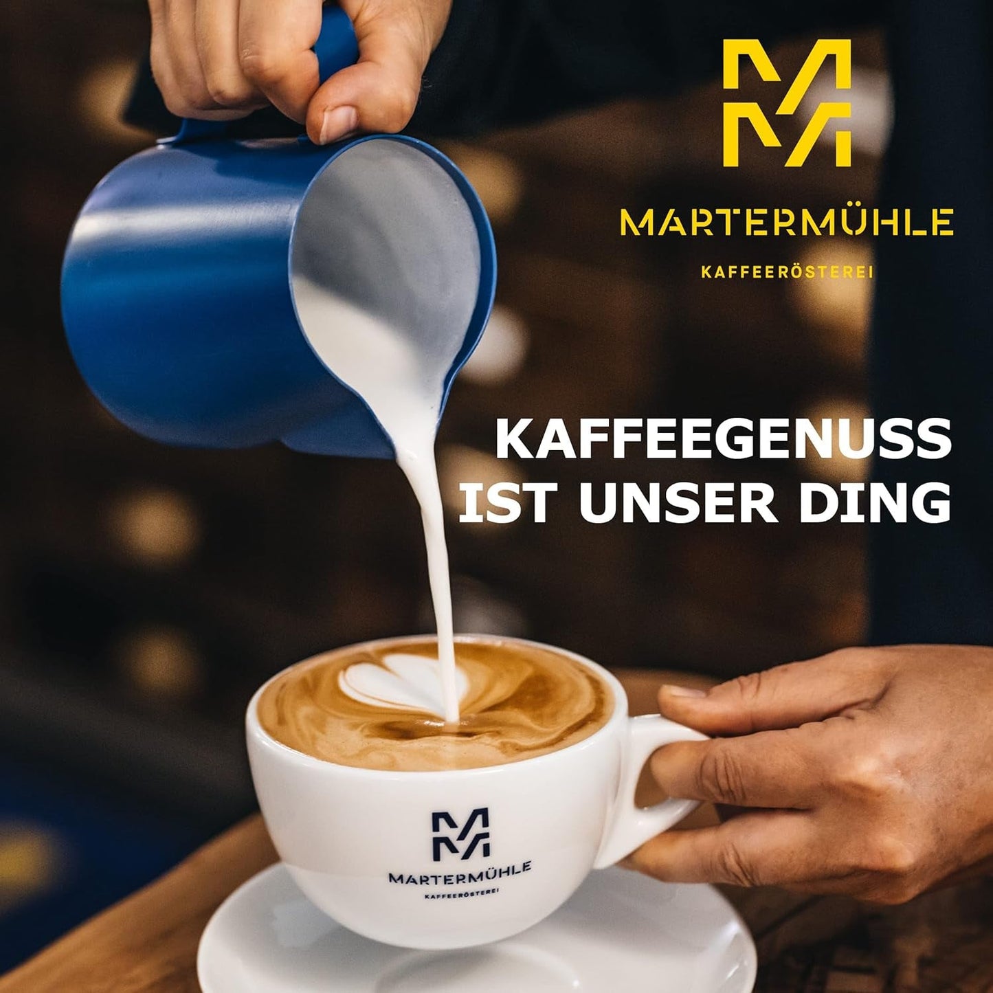 Zestaw próbek kawy organicznej Martermühle 3x250g jasna/średnia moc I Arabica I Całe organiczne ziarna kawy lekko palone, o niskiej kwasowości (68/74/426)