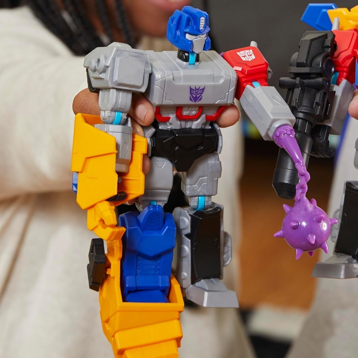 Transformers Mixmashers Optimus Prime Konfigurowalne figurki i akcesoria Deluxe Figurki Naty Shop
