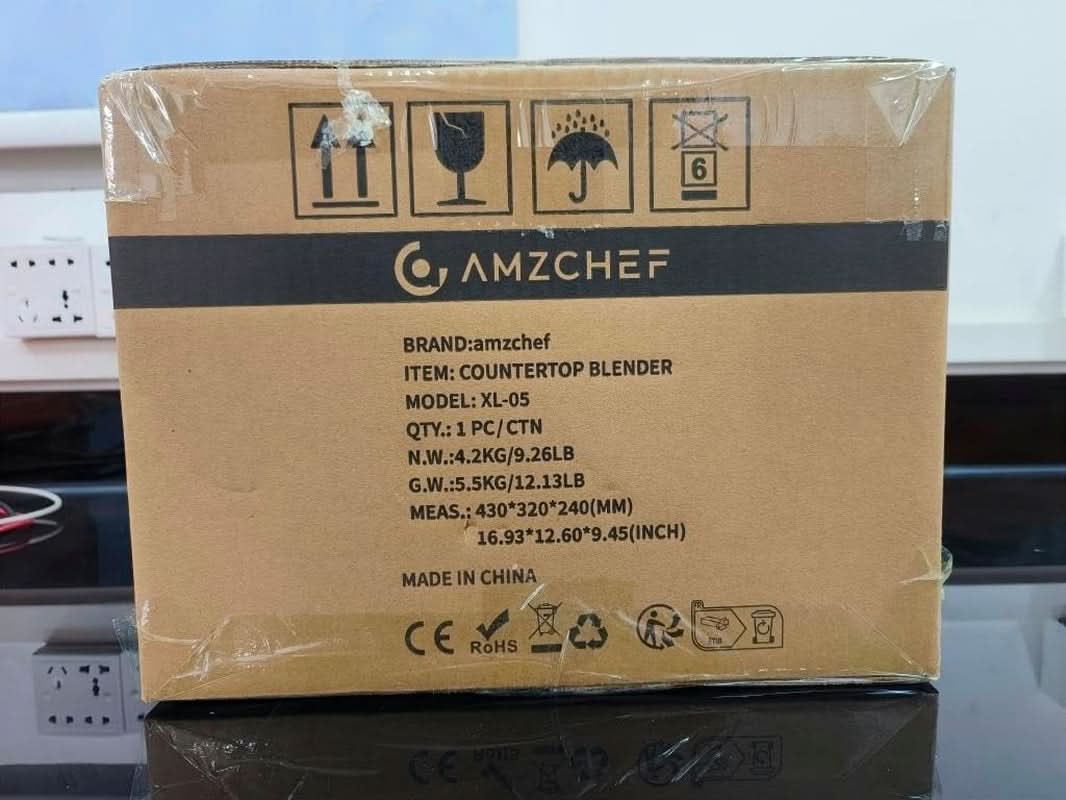 Blender AMZCHEF, 8 inteligentnych menu i 10 prędkości, ekran dotykowy LCD Kitchen Naty Shop