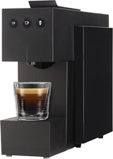 Ekspres do kawy z kapsułkami K-FEE SQUARE do kawy, herbaty i kakao | Kompaktowe espresso | Szybkie nagrzewanie | Zbiornik na wodę 0,8 l | 19 taktów | Czarny fortepian