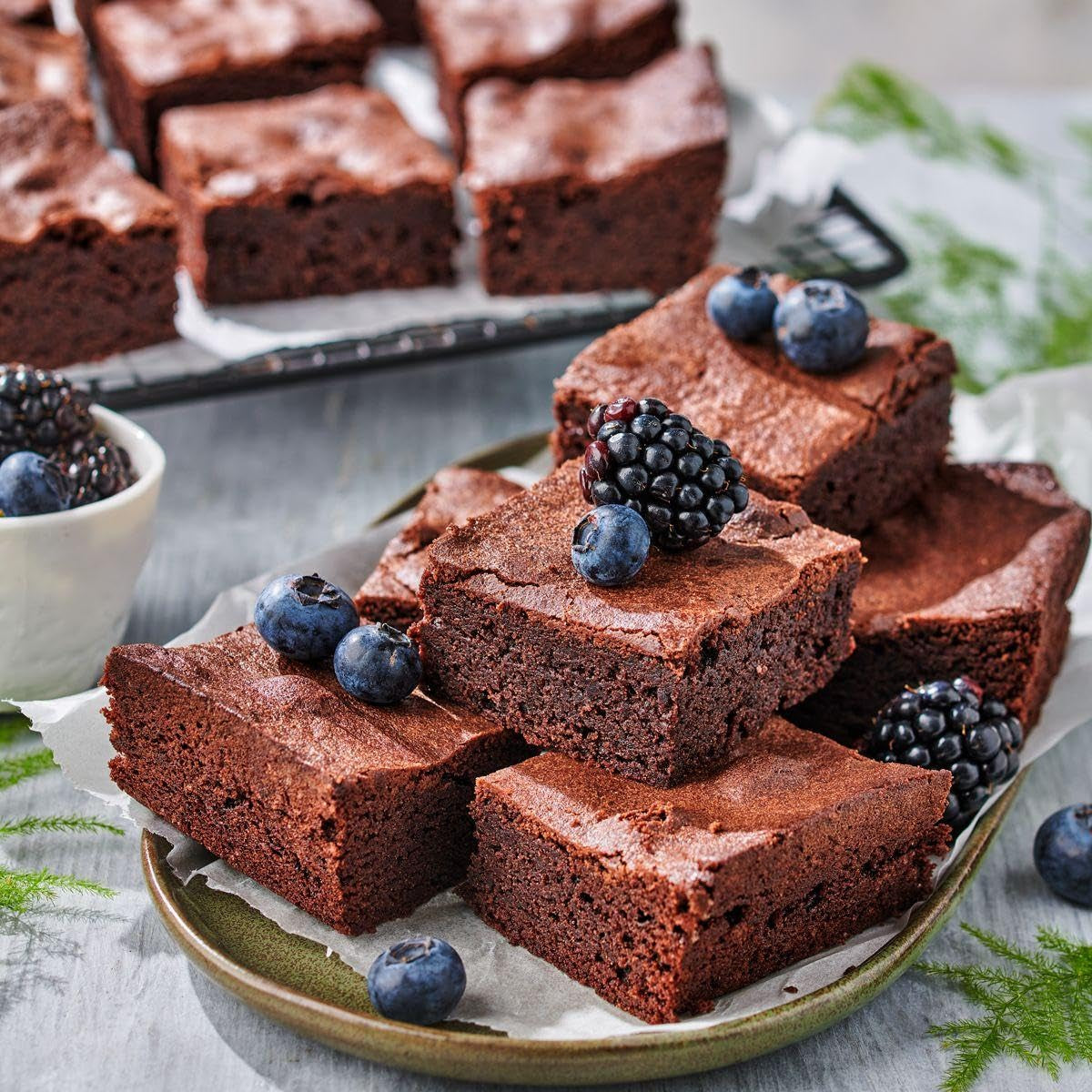 Funcakes Mix Für Cake Brownies: Einfach Zu Berübenen, Für Brownies Und Schokoladenkuchen Mit Reichem Schokoladengeschmack, Halal., 1 Kg Mieszanka do pieczenia i gotowania Naty Shop