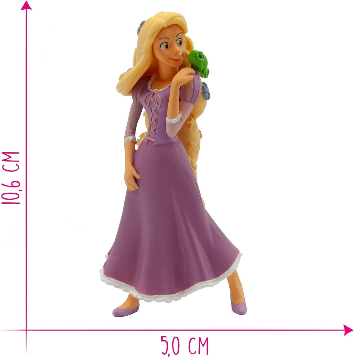Bullyland 12424 - Figurka Kwiatu Roszpunki od Walta Disneya Roszpunka Nowo malowana, ok. 10,6 cm, wierna szczegółom, idealna jako drobny upominek dla dzieci powyżej 3 roku życia, figurki Naty Shop zboża