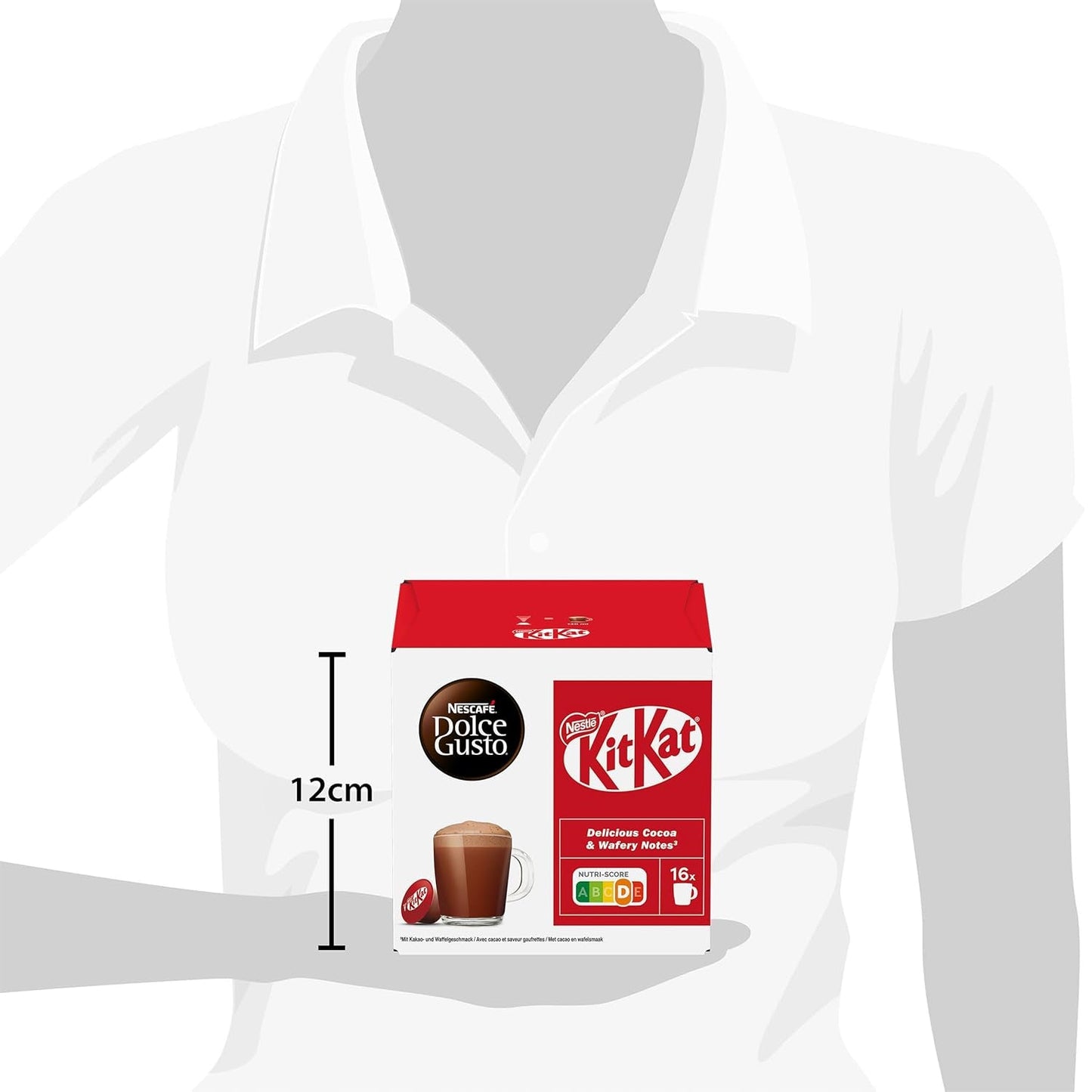 NESCAFÉ DOLCE GUSTO KitKat Kaffeekapseln 3-pak (3 x 16 Kapseln)