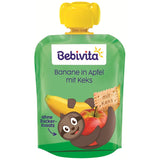 Banan w Jabłku z Biscuits Wrap - 16 sztuk (4 opakowania po 4 x 90g każde), bez dodatku cukru, z łagodnych owoców i pełnowartościowych ziaren, idealne jako przekąska na wynos i w podróży