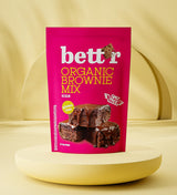Bettr Organiczna mieszanka brownie - Bio, wegańskie i bezglutenowe ciasteczka Mit Reichhaltigem Kakaogeschmack - 400 g - 15 porcji Naty Shop
