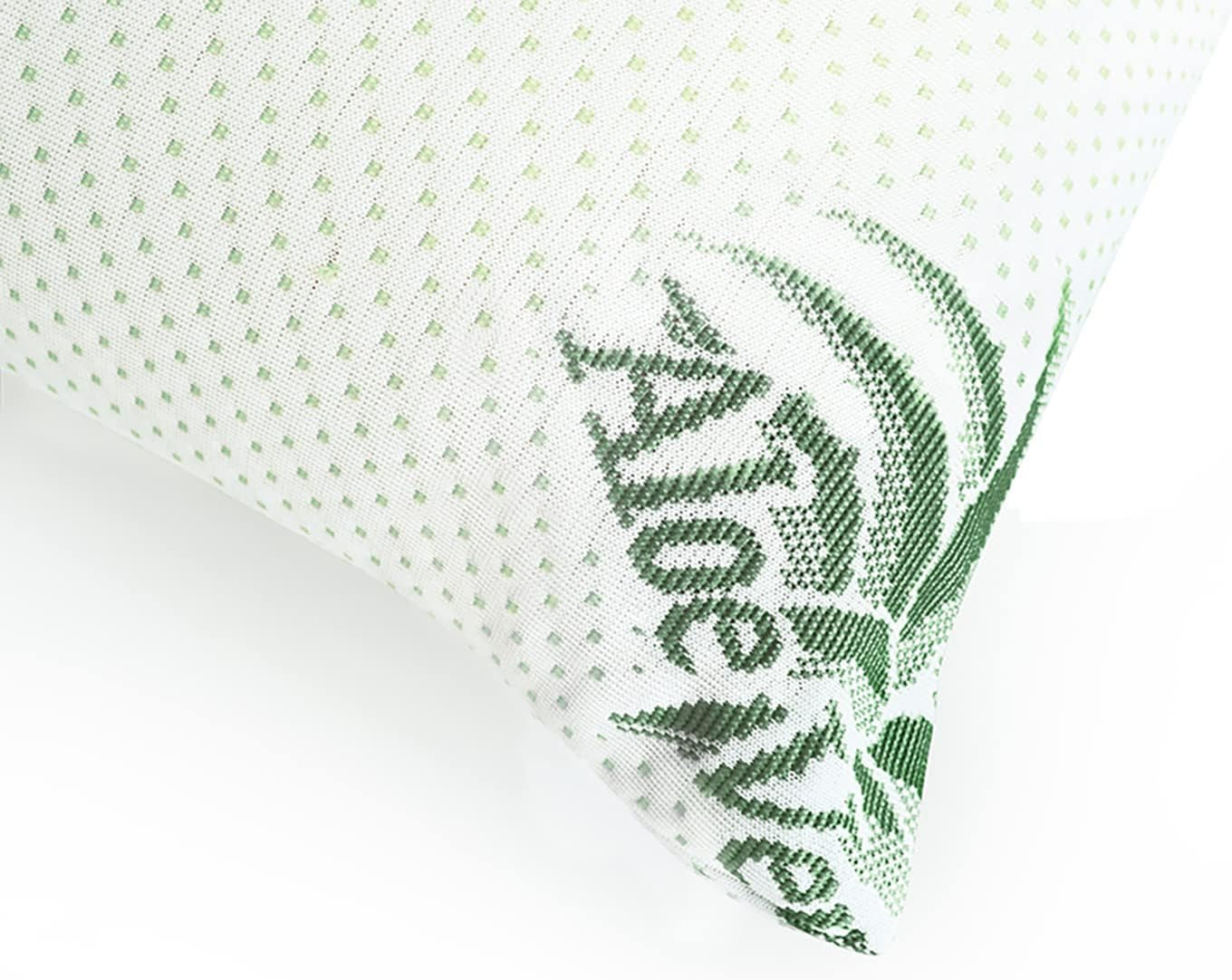 Ergonomiczna poduszka Mister Sandman 40X80, poduszka pod szyję z poszewką Aloe Vera, poduszka Visco idealna do podkładów na brzuchu, na plecach i na boku, poduszka z pianki memory, ortopedyczne poduszki szyjne Naty Shop