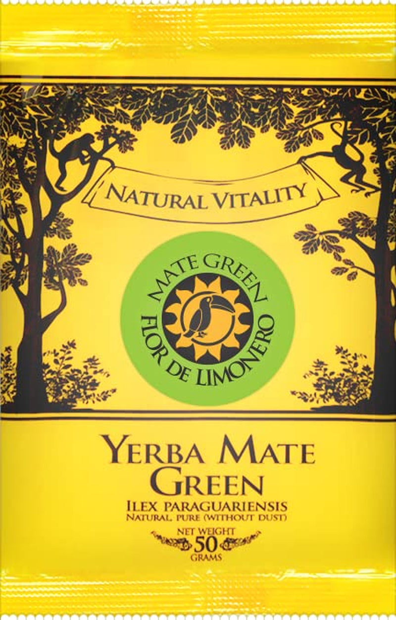 Yerba Mate Zestaw do herbaty dla dwojga 150G | Herbata Mate z guaraną i owocami | Herbata Yerba Mate w liściach sypkich | Kubek ceramiczny czarny matowy 350 ml | Stalowa słomka Bombilla Liza 19 cm