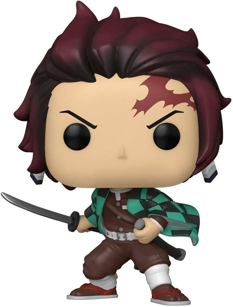 Funko Pop! Animacja: Pogromca demonów - Tanjiro Kamado - Figurka kolekcjonerska z winylu - Pomysł na prezent - Oficjalny towar - Zabawki dla dzieci i dorosłych - Fani anime - Kolekcjonerzy figurek Figurka Model Naty Shop