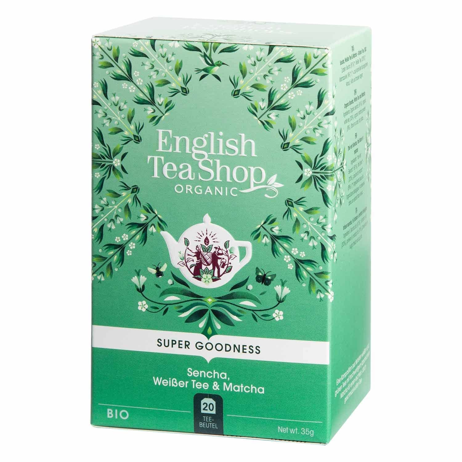 ETS - Sencha, herbata biała i Matcha, BIO, 20 torebek #