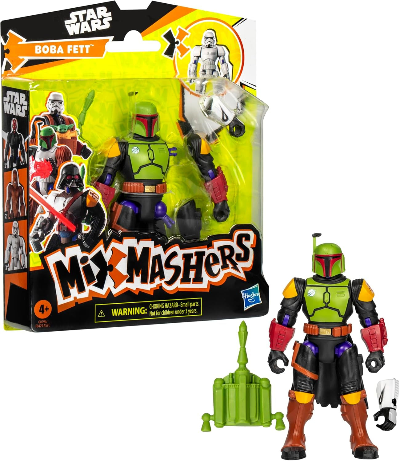 Star Wars Mixmashers Boba Fett Konfigurowalna figurka i akcesoria do łączenia i dopasowywania Figurki Naty Shop