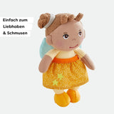 HABA Guardian Angel Holly - Lalka z miękkiej tkaniny (15 cm), idealny prezent powitalny dla niemowląt i małych dzieci - Można prać w temperaturze 30 °C - 2011871001
