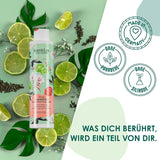 Jean & Len Green Tea & Lime szampon nawilżający do włosów normalnych i przetłuszczających się, 300 ml Pod prysznic i do kąpieli Jean & Len Green Tea & Lime