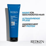 Redken Intensywna maska do włosów do wszystkich zniszczonych włosów Naprawia i regeneruje Maska przeciw łamaniu Extreme Strength Builder Plus 1 x 250 ml Naty Shop maska do włosów